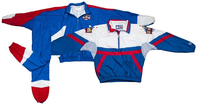 1994 NHL All Star Game Warm-Up Suit and Pull Over Jacket (3 pcs.) (Meigray)